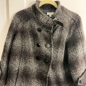 Women’s brown/black patterned coat